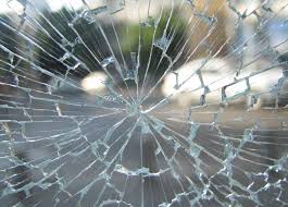 Smashed window in Lightwater